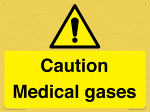 WN5456: Caution Medical gases