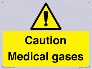 WN5456: Caution Medical gases
