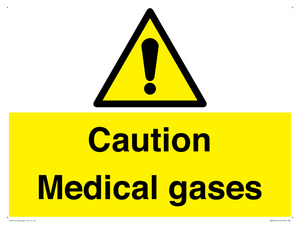 WN5456: Caution Medical gases