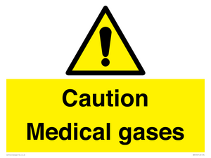 WN5456: Caution Medical gases