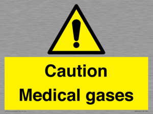 WN5456: Caution Medical gases