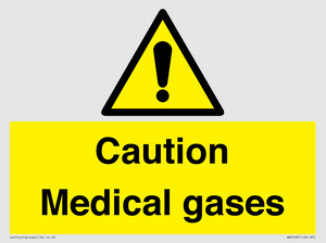 WN5456: Caution Medical gases