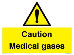 WN5456: Caution Medical gases