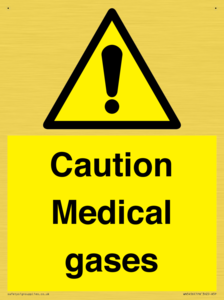 WN5456: Caution Medical gases