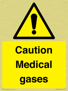 WN5456: Caution Medical gases
