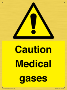 WN5456: Caution Medical gases