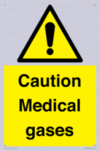 WN5456: Caution Medical gases