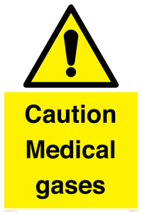 WN5456: Caution Medical gases