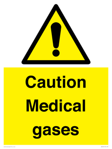 WN5456: Caution Medical gases