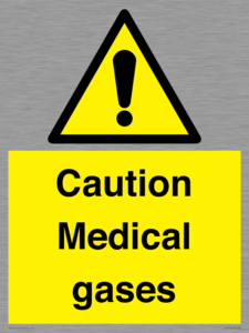 WN5456: Caution Medical gases