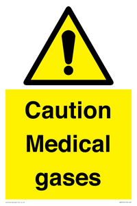 WN5456: Caution Medical gases