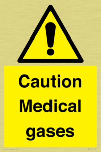 WN5456: Caution Medical gases