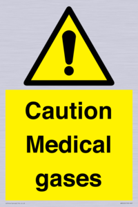 WN5456: Caution Medical gases