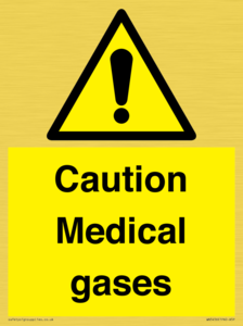 WN5456: Caution Medical gases