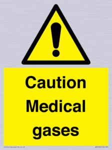 WN5456: Caution Medical gases