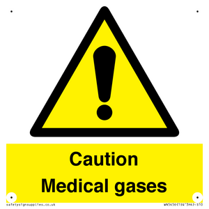WN5456: Caution Medical gases