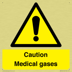 WN5456: Caution Medical gases