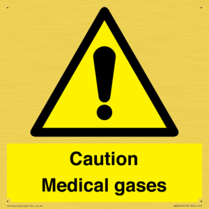 WN5456: Caution Medical gases