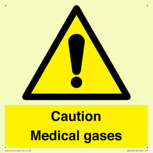 WN5456: Caution Medical gases