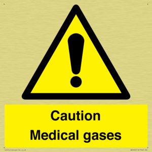 WN5456: Caution Medical gases