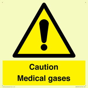 WN5456: Caution Medical gases
