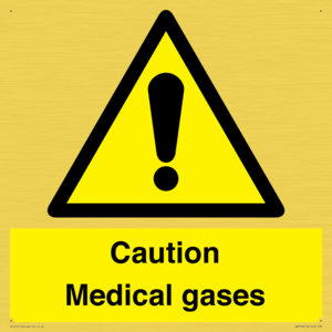 WN5456: Caution Medical gases