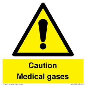 WN5456: Caution Medical gases