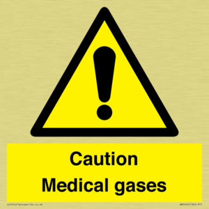 WN5456: Caution Medical gases