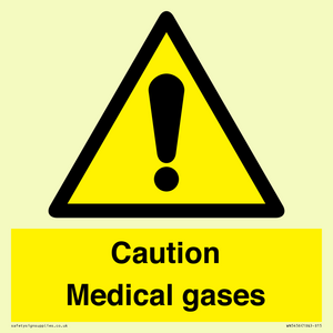 WN5456: Caution Medical gases