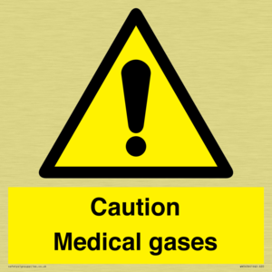 WN5456: Caution Medical gases