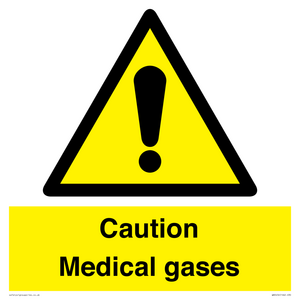 WN5456: Caution Medical gases