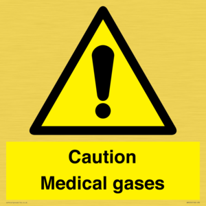 WN5456: Caution Medical gases