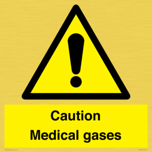 WN5456: Caution Medical gases