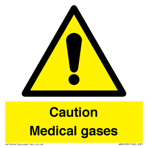 WN5456: Caution Medical gases