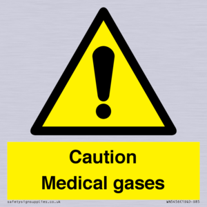 WN5456: Caution Medical gases