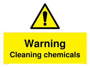 WN5807: Warning cleaning chemicals