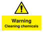 WN5807: Warning cleaning chemicals