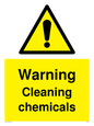 WN5807: Warning cleaning chemicals
