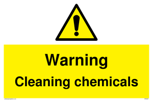 WN5807: Warning cleaning chemicals