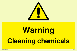 WN5807: Warning cleaning chemicals