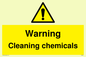 WN5807: Warning cleaning chemicals