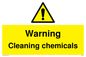 WN5807: Warning cleaning chemicals
