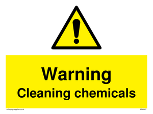 WN5807: Warning cleaning chemicals