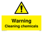 WN5807: Warning cleaning chemicals