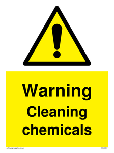WN5807: Warning cleaning chemicals