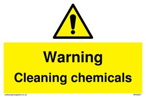 WN5807: Warning cleaning chemicals