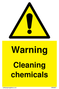 WN5807: Warning cleaning chemicals