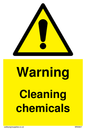 WN5807: Warning cleaning chemicals