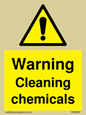 WN5807: Warning cleaning chemicals