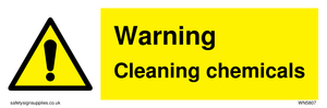 WN5807: Warning cleaning chemicals